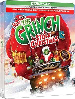 EL GRINCH. 25º ANIVERSARIO (4K UHD + BD) METAL EL GRINCH. 25º ANIVERSARIO (4K UHD + BD) METAL
