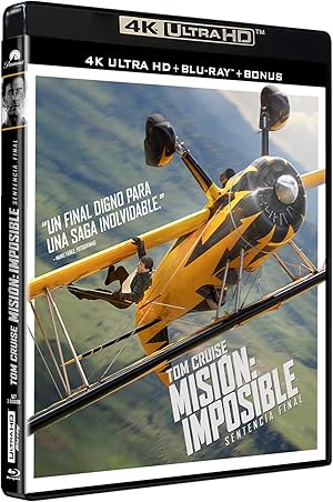 Mision Imposible 8: Sentencia Final (Mission: Impossible - The Final Reckoning) (4K UHD + Blu-ray + Blu-ray Extras) Mision Imposible 8: Sentencia Final (Mission: Impossible - The Final Reckoning) (4K UHD + Blu-ray + Blu-ray Extras)