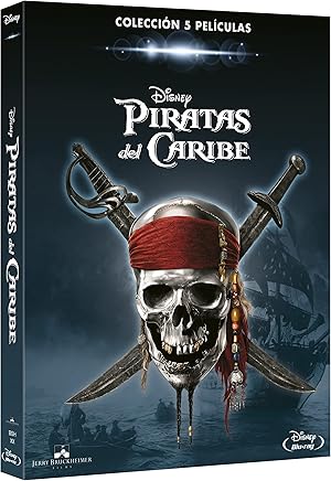 Piratas del Caribe 1-5 (Pirates of the Caribbean) (Blu-ray) Pack: La Maldicion de la Perla Negra, El Cofre del Hombre Muerto, En el fin del Mundo, En Mareas Misteriosas, La Venganza de Salazar