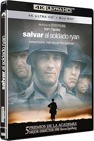 Salvar Al Soldado Ryan [4K Ultra-HD + Blu-ray] [Blu-ray]