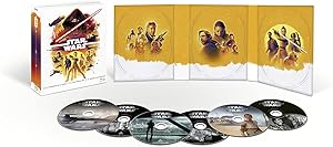 Star Wars Episodios 7-9 (Blu-ray + Blu-ray Extras) (6 discos) (Ediciones remasterizadas): El Despertar de la Fuerza, Los Ultimos Jedi, El Ascenso de Skywalker