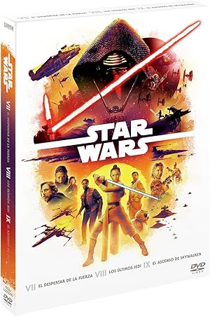 Star Wars Episodios 7-9 (DVD) (Ediciones remasterizadas): El Despertar de la Fuerza (The Force Awakens), Los Ultimos Jedi (The Last Jedi), El Ascenso de Skywalker (The Rise of Skywalker)